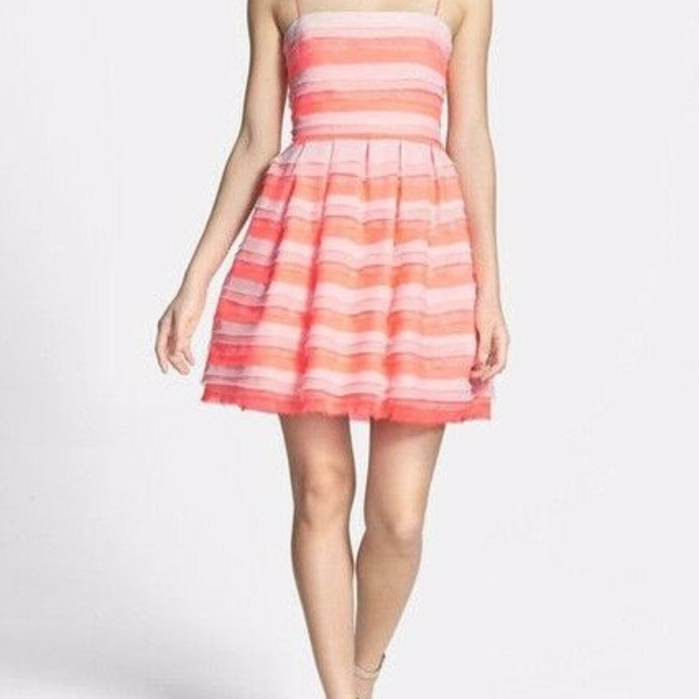 Erin Featherston Azalea tiered  dress